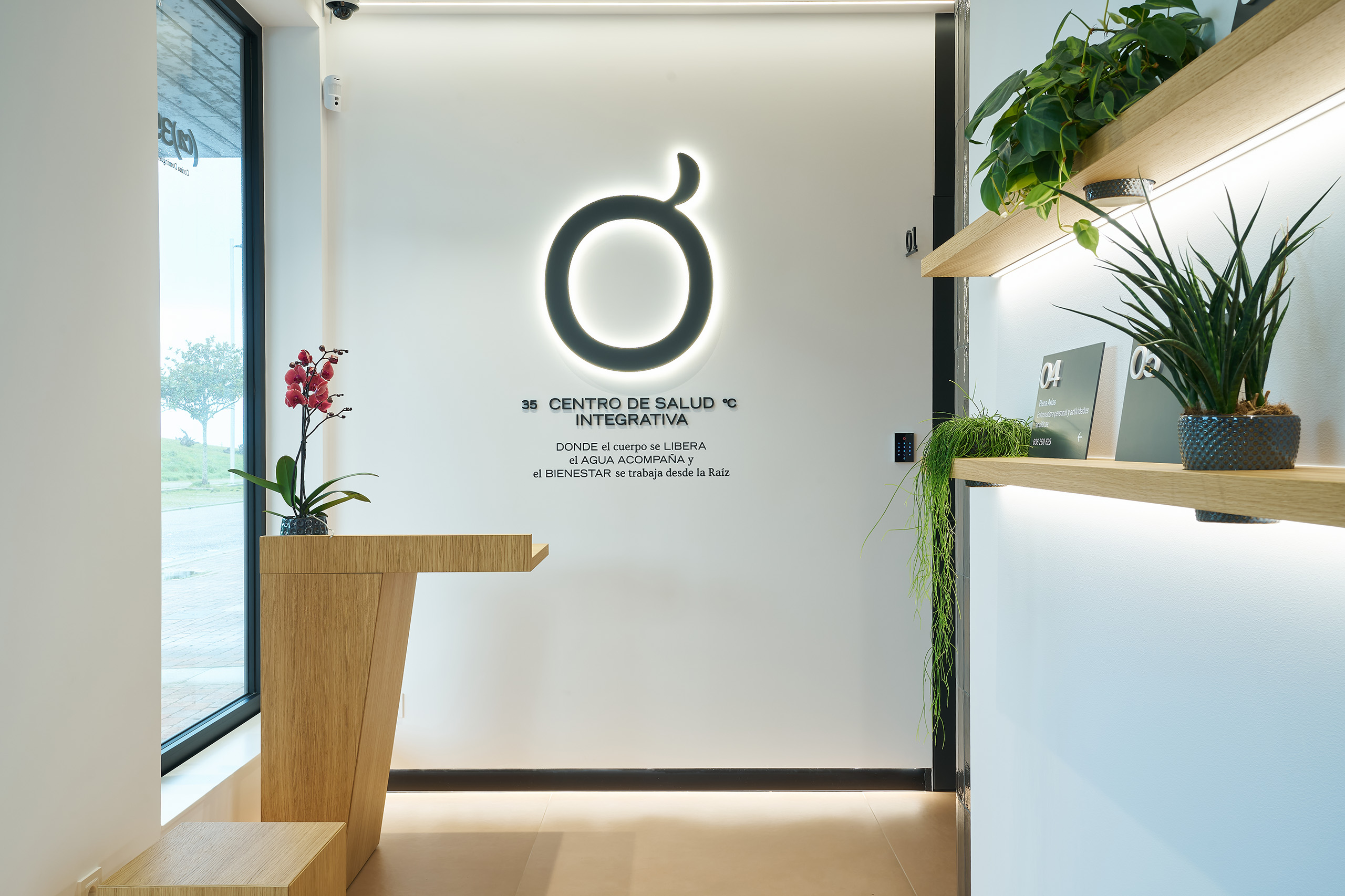 Hall entrada Centro Salud Integrativa Orgánica