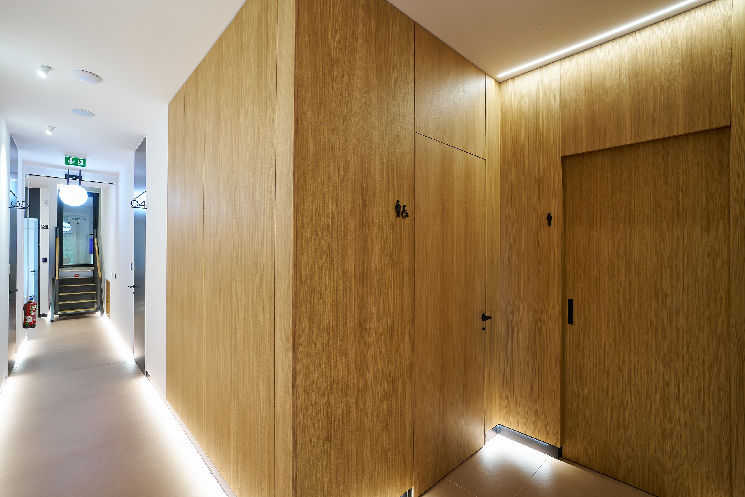 Interior Centro Osteopatía. Orgánica. A Guarda